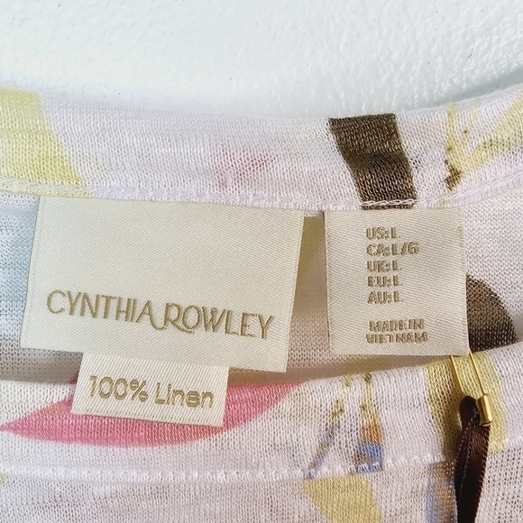 Cynthia Rowley Linen Top NWT - Picture 4 of 6